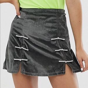 OMIGHTY SINCITY grey skirt medium
